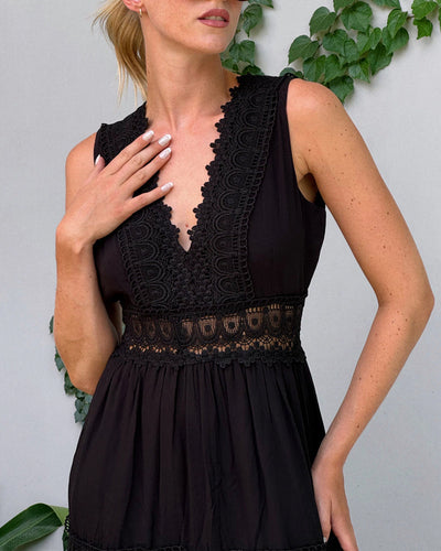 Aurélie™ | Elegant Lace Dress with V-Neck