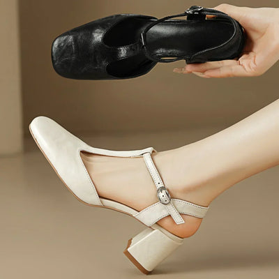 Sarah&Kate™| Beatrica Leather Mary Janes