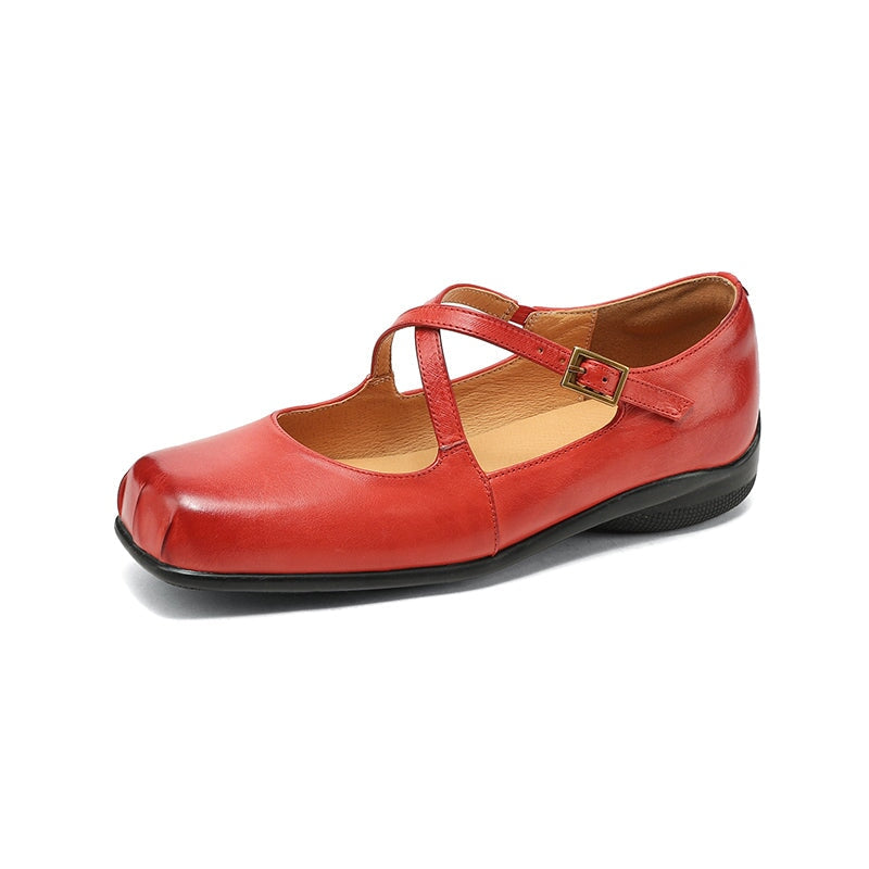 Sarah&Kate™| Edith Leather Mary Janes