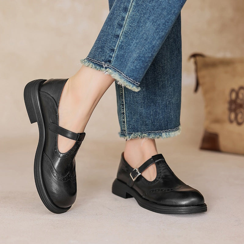 Sarah&Kate™| Risla Leather Mary Janes