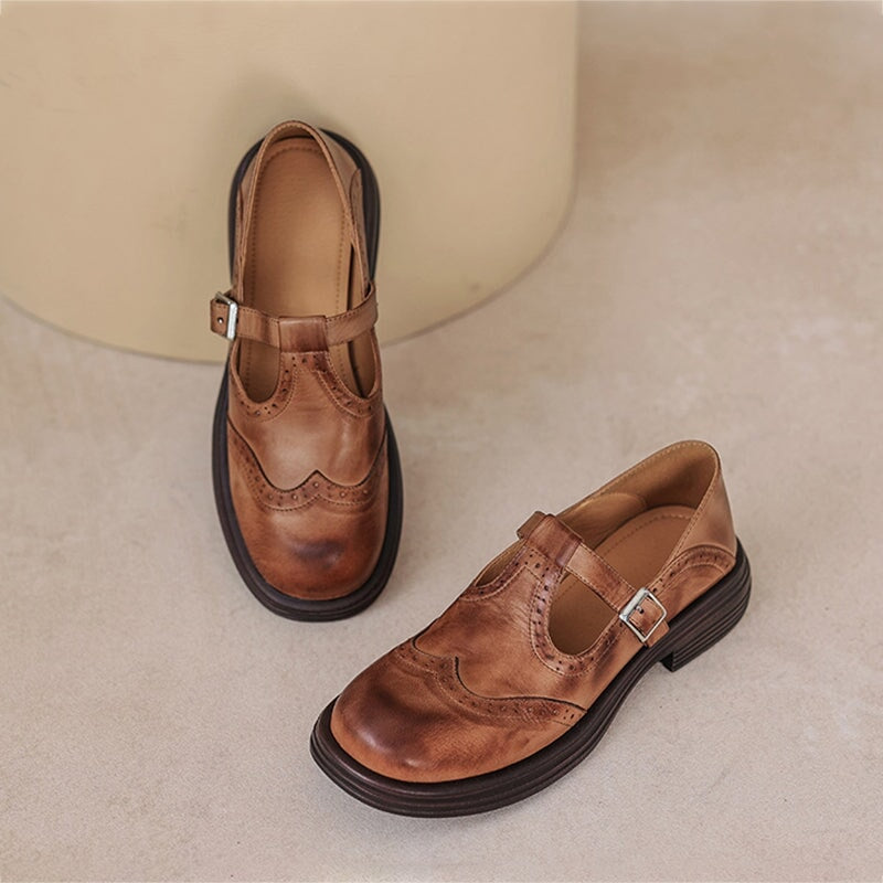 Sarah&Kate™| Risla Leather Mary Janes
