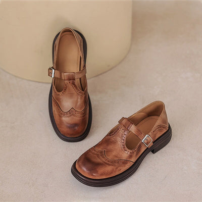 Sarah&Kate™| Risla Leather Mary Janes